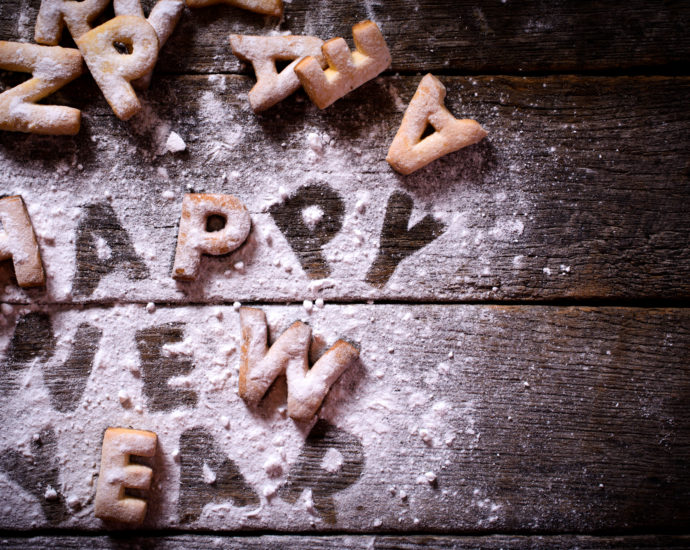 Happy new year cookie